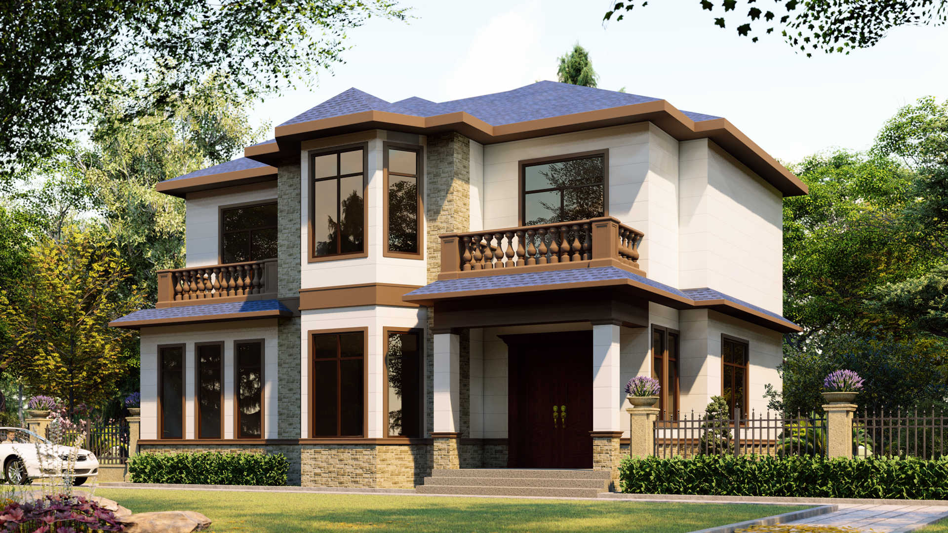 欧式别墅项目  板材型号：PB9003，B10-01